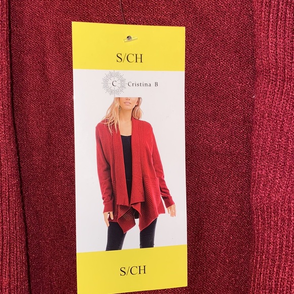 Cristina B Cardigan Open Front Sweater - Picture 4 of 5
